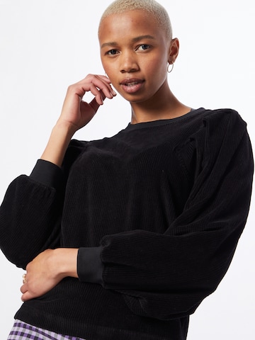 LOVJOISweater majica 'MALVINE' - crna boja