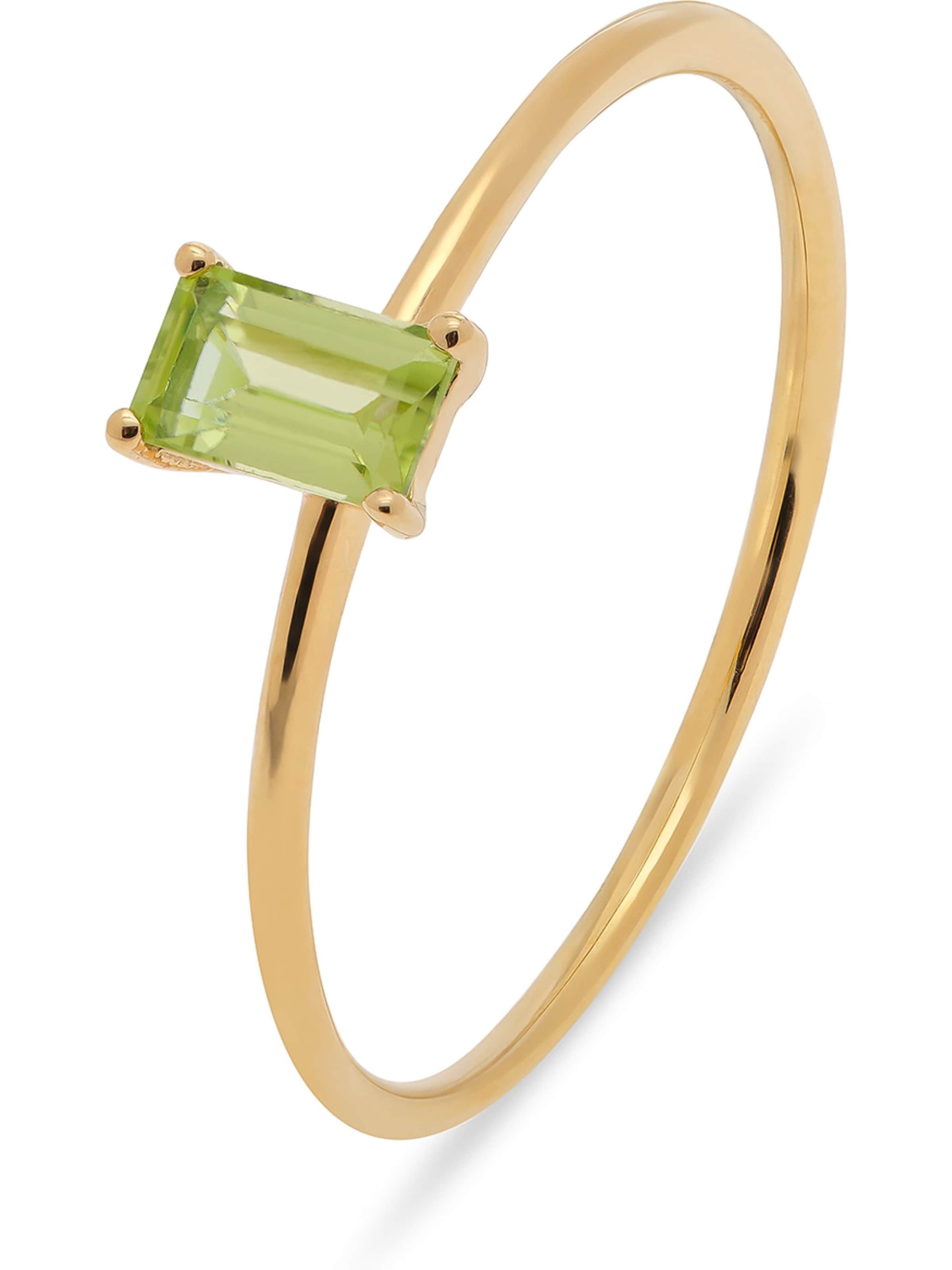 CHRIST Ring in Gold / Green, Item view