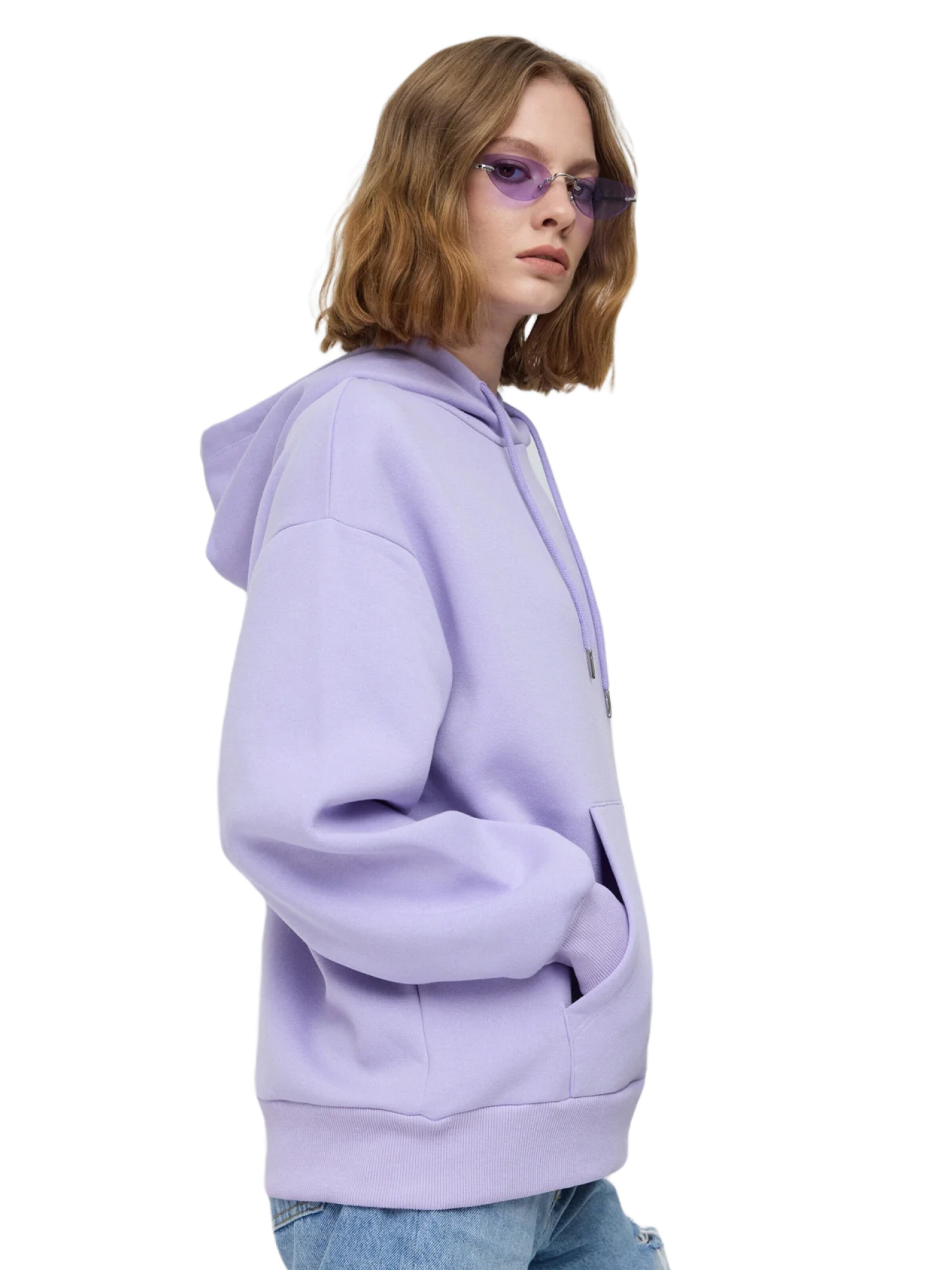 Sweat-shirt No Matter What en violet