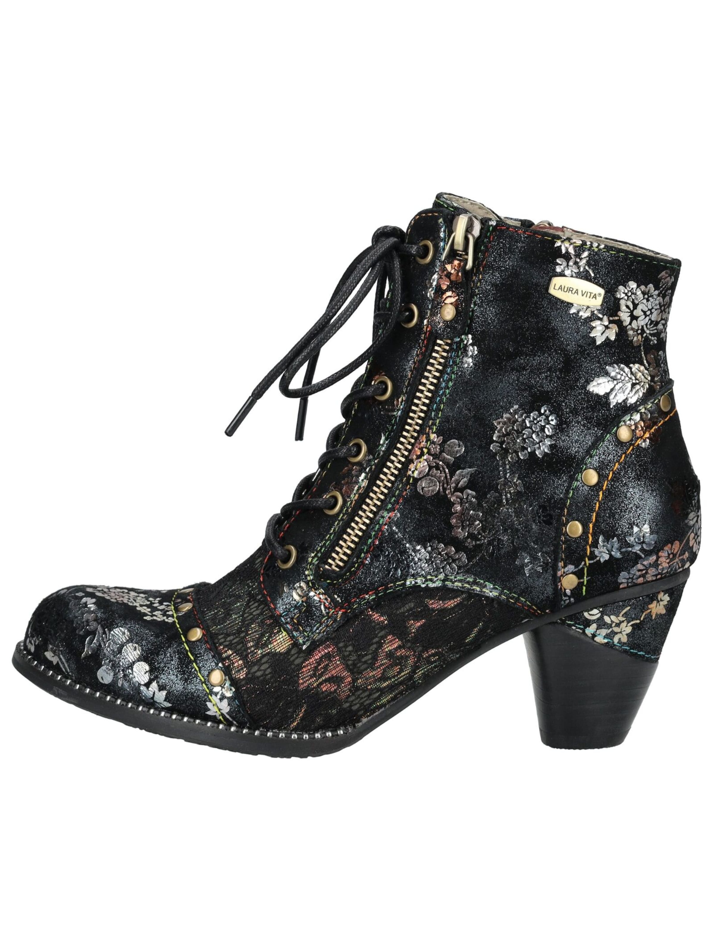 Bottines à lacets Laura Vita en noir