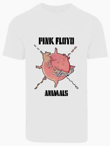 T-Shirt 'Pink Floyd Fat Pig' F4NT4STIC en blanc : devant