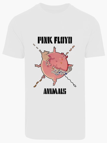 T-Shirt 'Pink Floyd Fat Pig' F4NT4STIC en blanc : devant