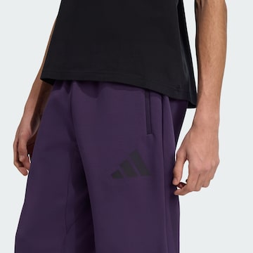 Effilé Pantalon de sport 'Z.N.E.' ADIDAS SPORTSWEAR en violet