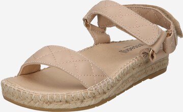 espadrij l´originale Sandal 'Nantes' in Beige: front