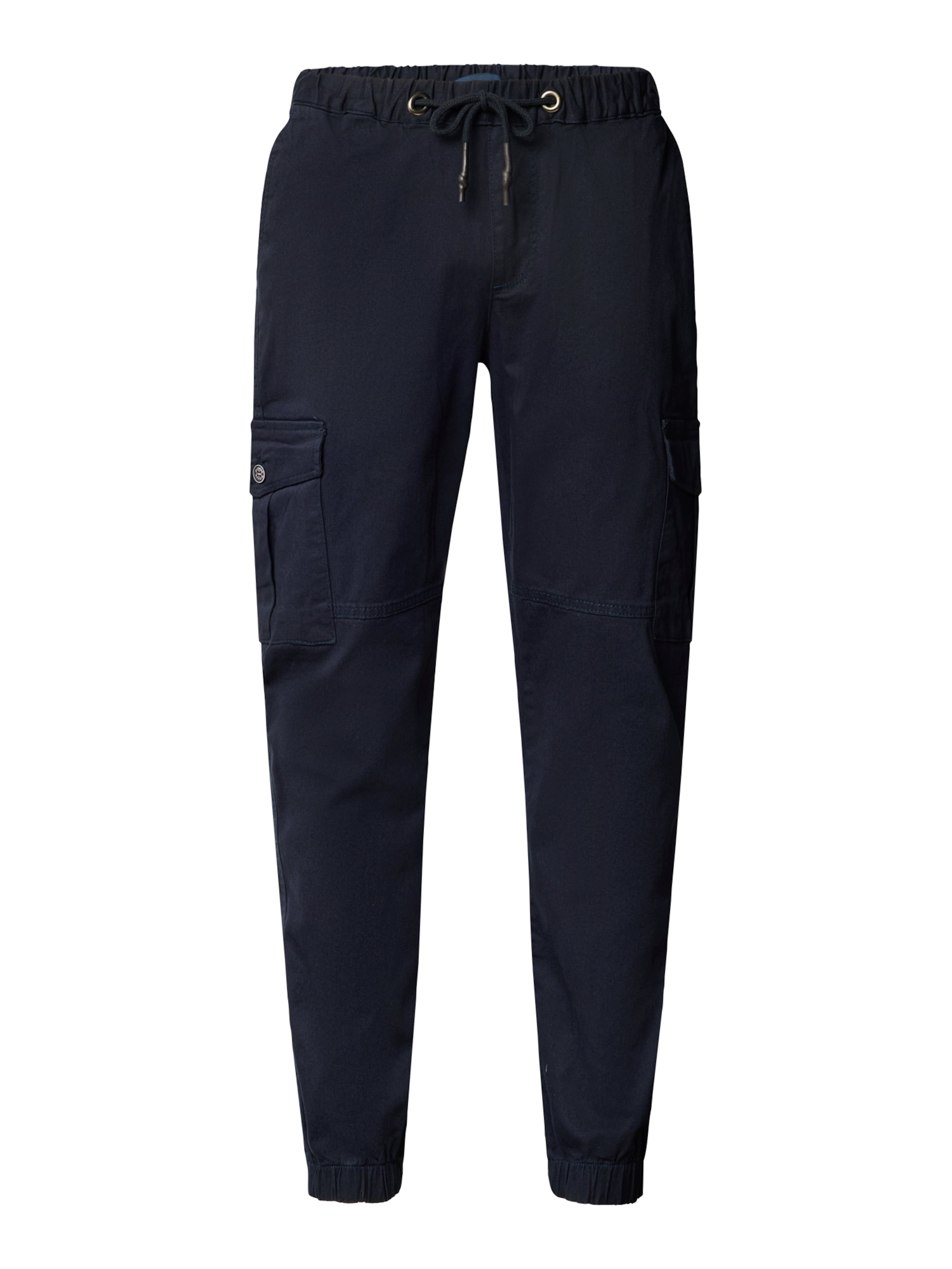 Pittman Tapered Cargohose 'Darius'‌‌‌‌‌ in Blau: Vorderseite