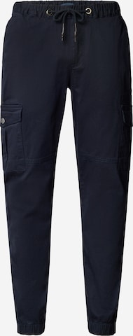 Pittman Cargohose 'Darius' in Blau: Vorderseite