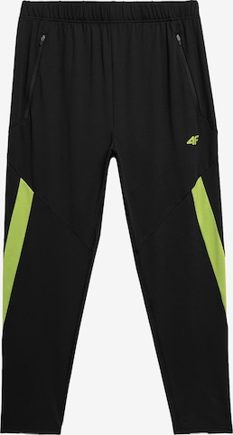 4F - regular Pantalón deportivo en negro: frente