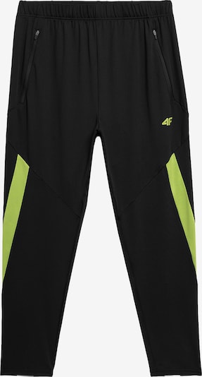 Pantaloni sport 4F pe verde / negru, Vizualizare produs