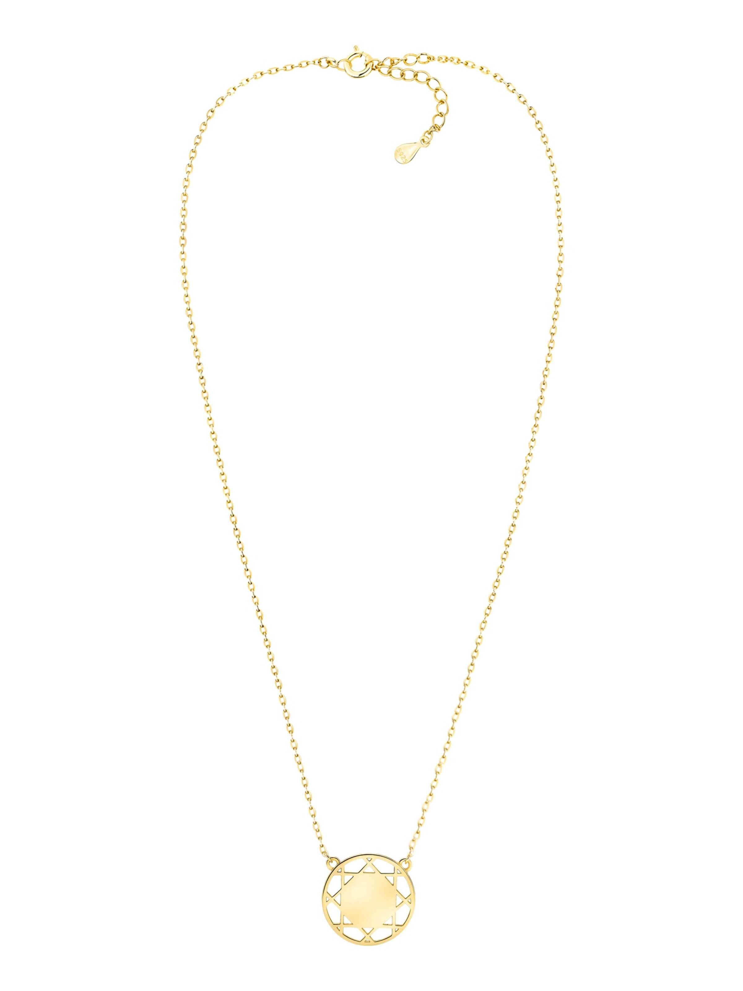 Sofia Milani Necklace 'Ornament Circle' in Gold: front
