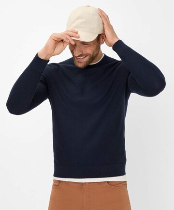 Pull-over 'RICK' BRAX en bleu : devant