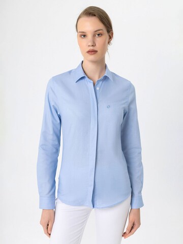 Camicia da donna di Dandalo in blu: frontale