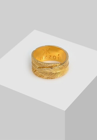 KUZZOI Ring Feder in Gold
