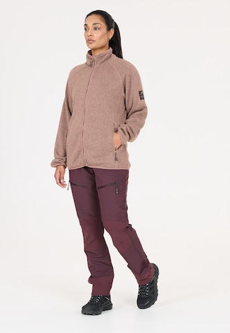 Whistler Fleece jacket 'Wolven' in Red