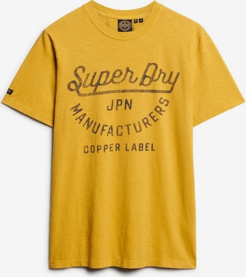 Superdry Shirt 'Copper' in Gelb: predná strana