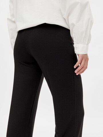 MAMALICIOUS Loose fit Trousers 'Luna' in Black