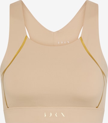 Bustier Soutien-gorge ' Gold ' Born Living Yoga en beige : devant
