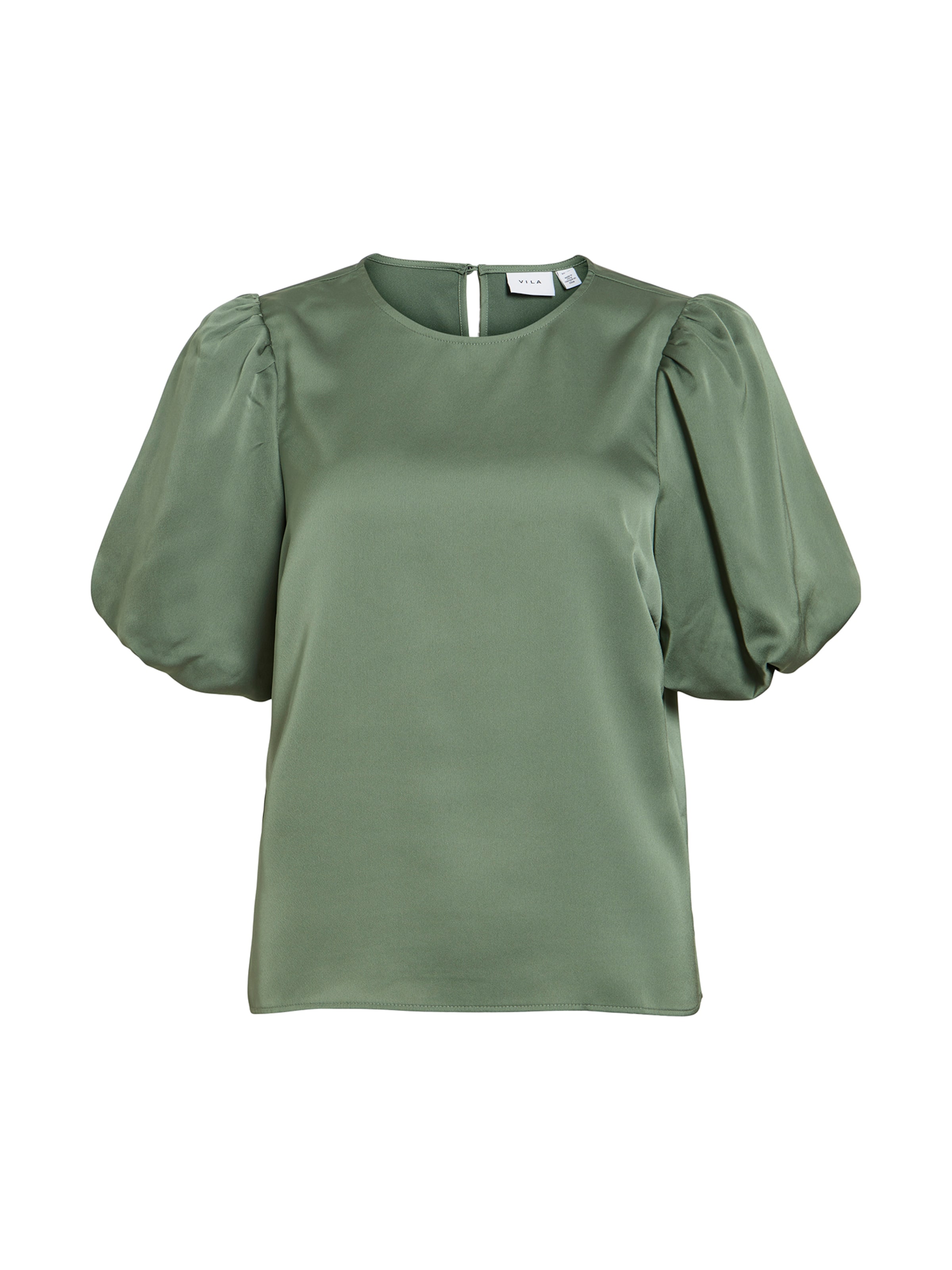 VILA Blouse 'VIELLETTE' in Groen: voorkant