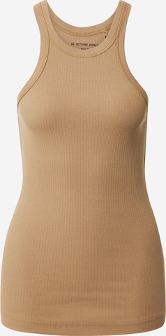 G-Star RAW Top in Beige: voorkant