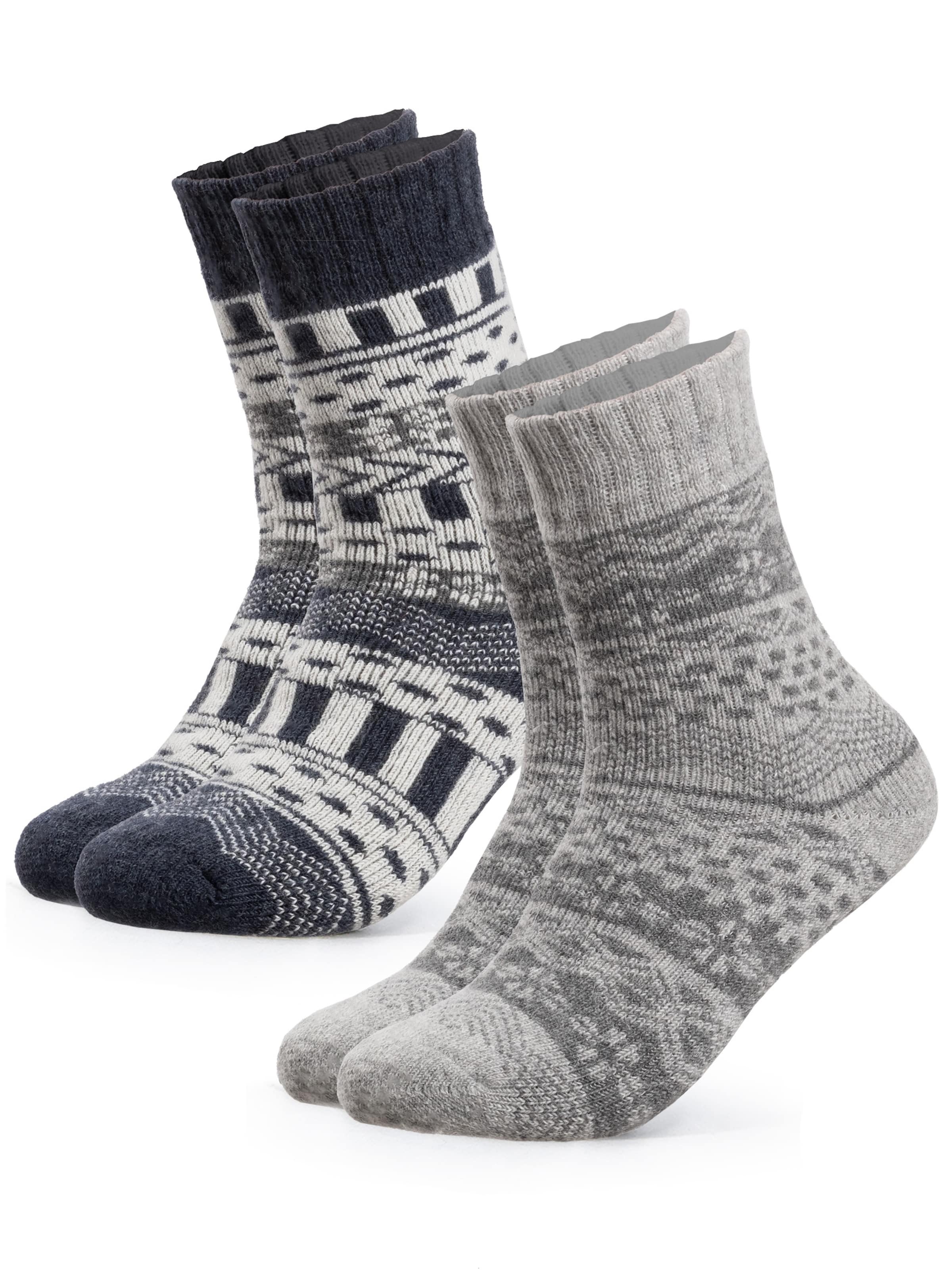 Occulto Socks 'Merino Wollsocken Lumi' in Grey: front