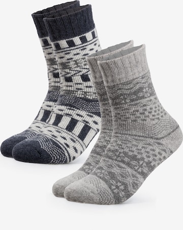 Occulto Sokken 'Winter Lumi' in Grijs: voorkant