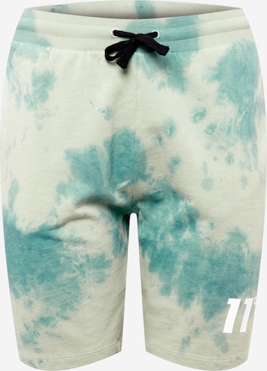 Pantaloni 11 Degrees pe albastru / verde deschis, Vizualizare produs