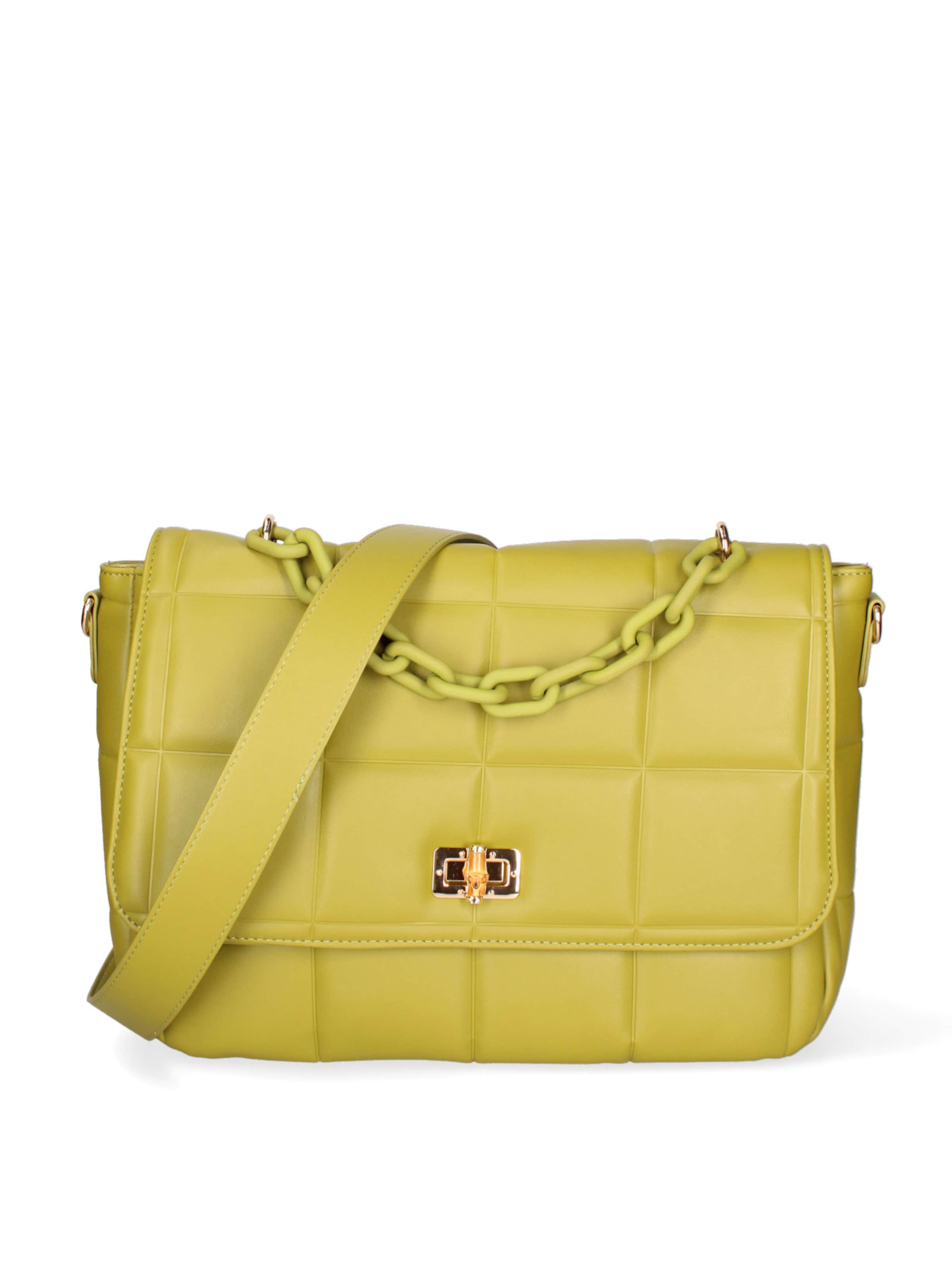 Borsa a mano 'Borsa a mano Solange ecopelle vegana con catena - Diana & Co' di Diana&Co. in verde