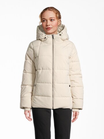 New View Winter Jacket in Beige: front