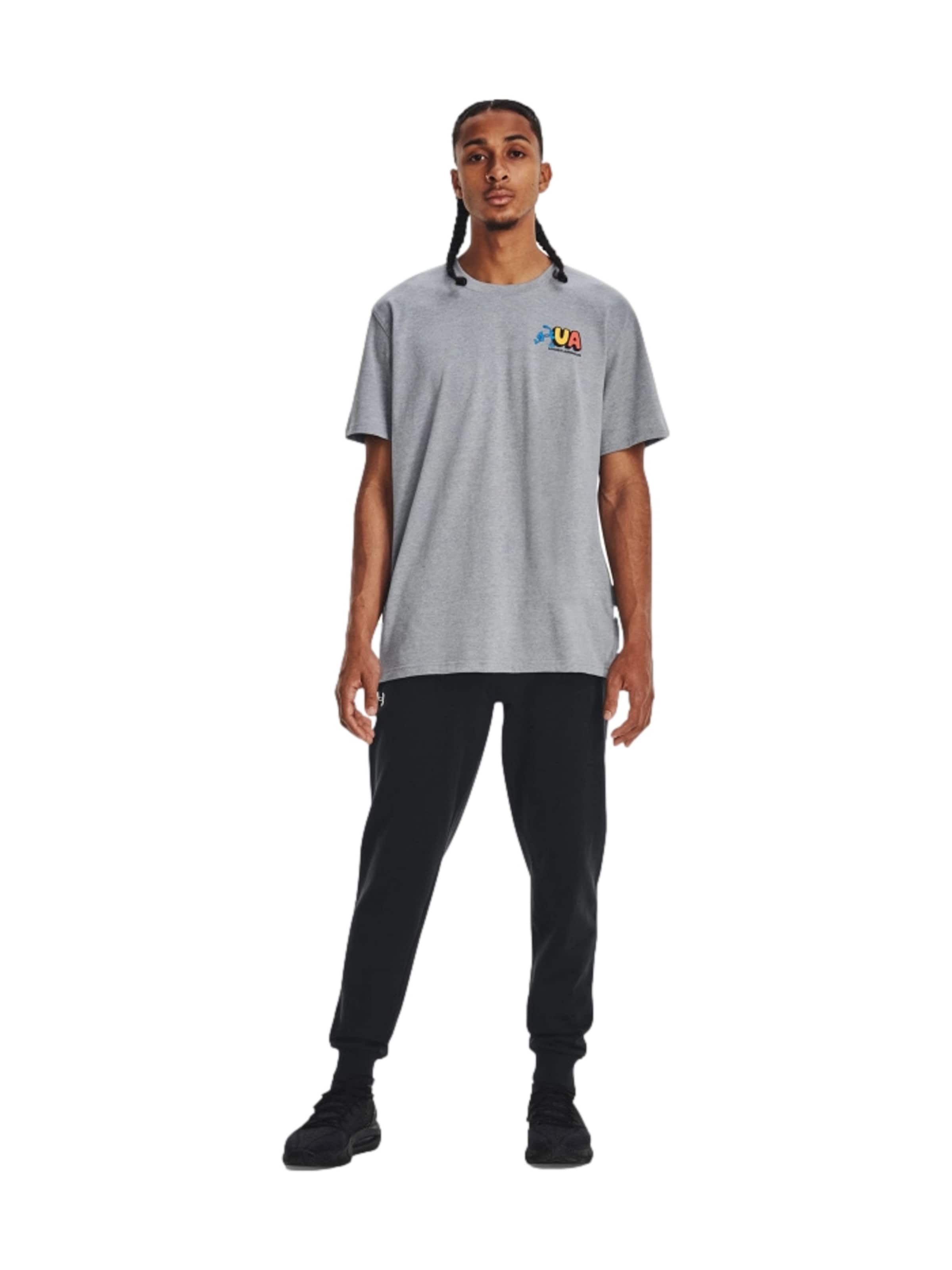 Loosefit Pantalon de sport 'Rival' UNDER ARMOUR en noir