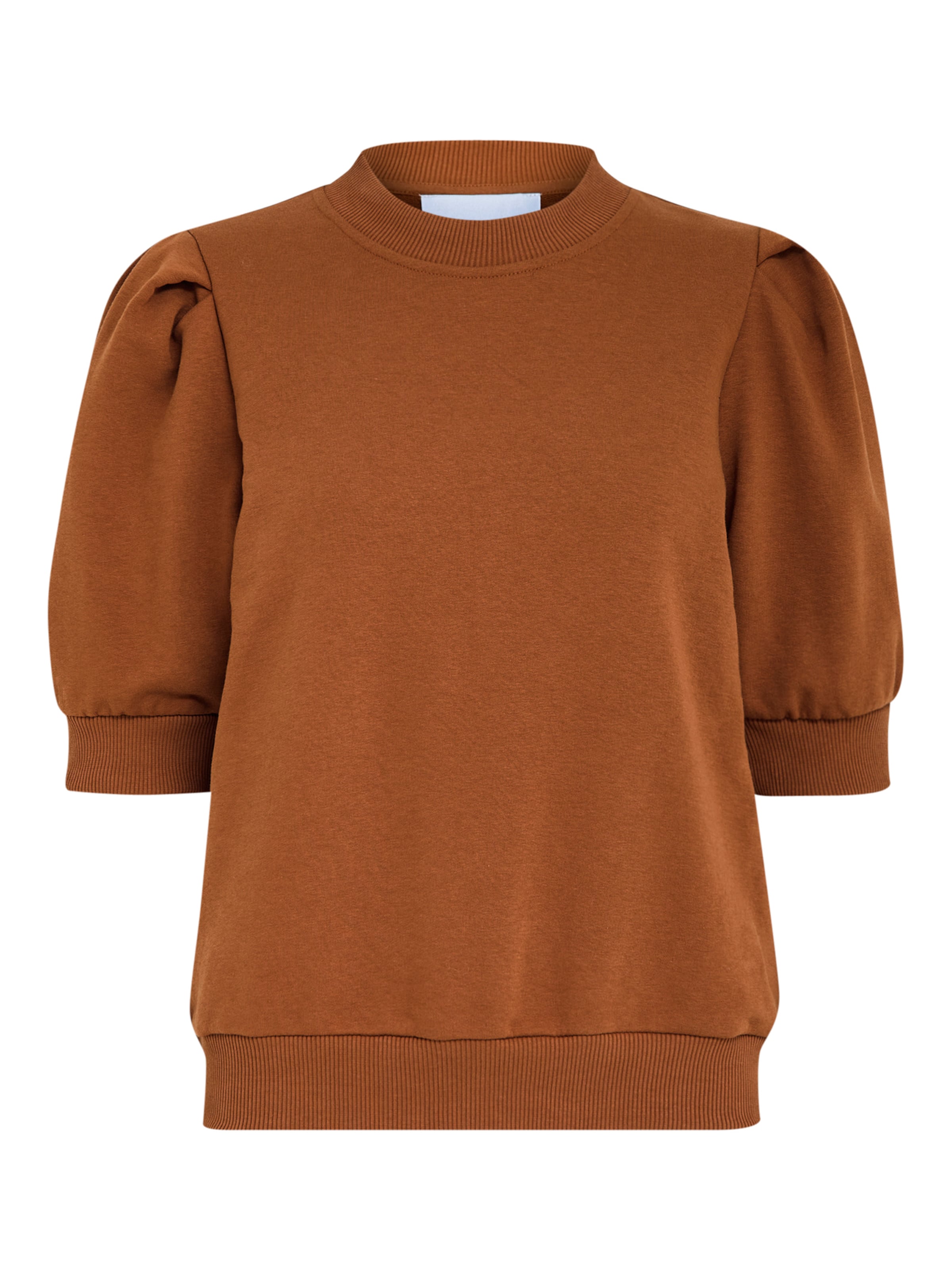 minus Sweatshirt 'Mika' in Braun: Vorderseite