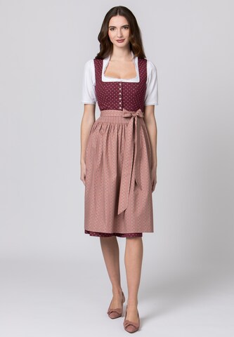 STOCKERPOINT Dirndl 'Gina' in Rot: Vorderseite