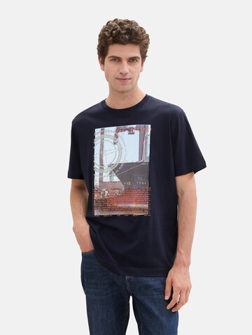 TOM TAILOR Shirt in Blauw