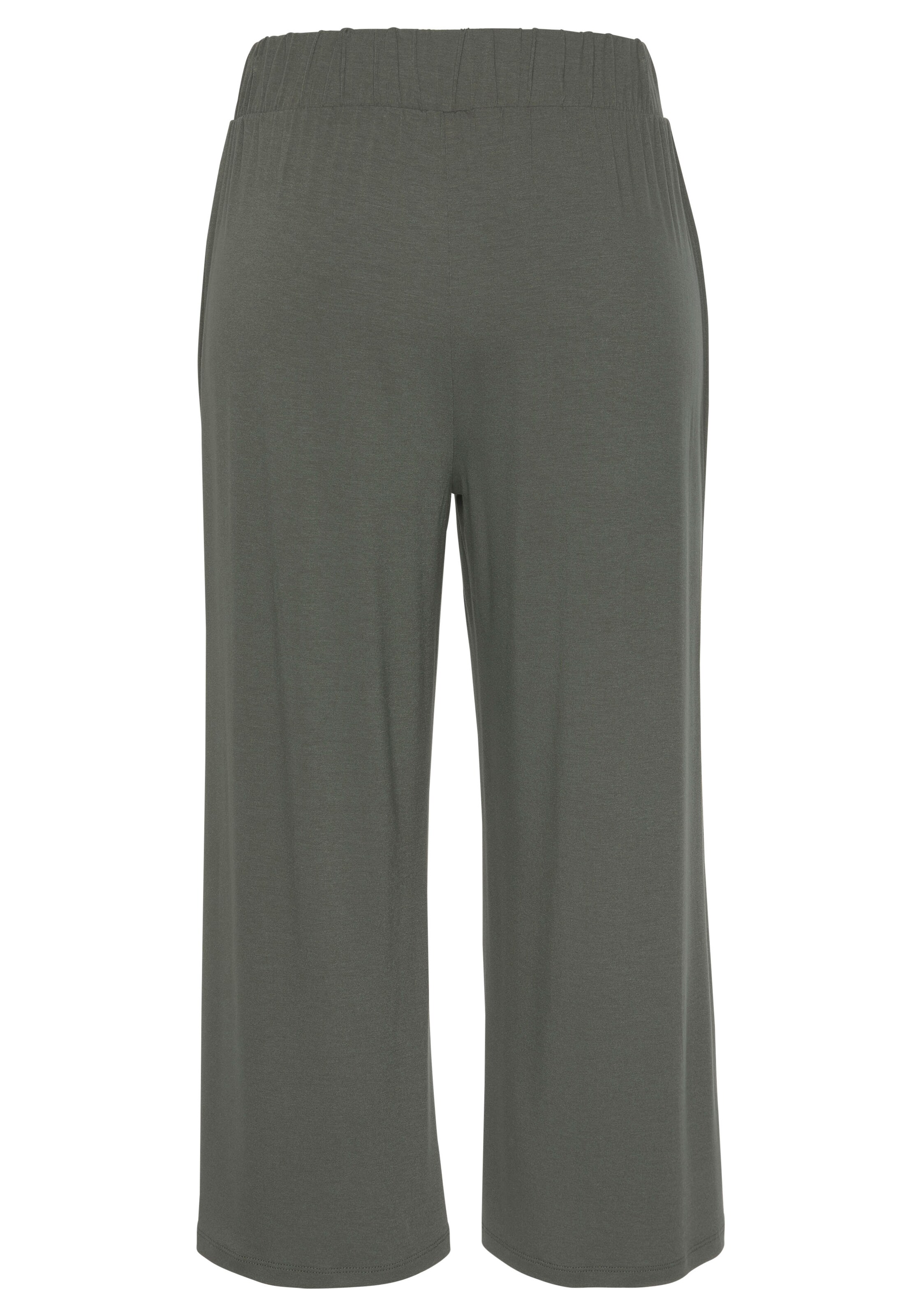 LASCANA Pyjamahousut värissä vihreä