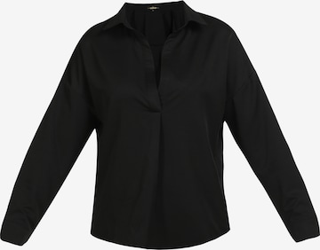 Camicia da donna di usha BLACK LABEL in nero: frontale