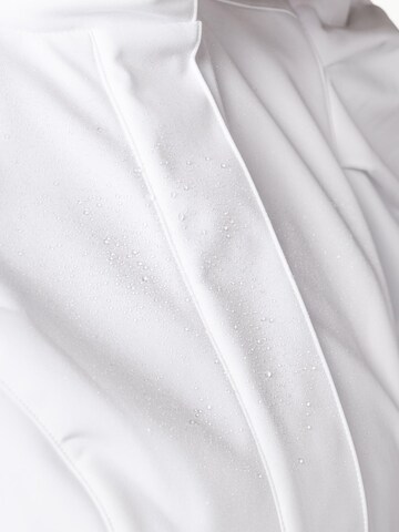 RainSisters - Abrigo de entretiempo 'Baloon-Style Sleeves' en blanco