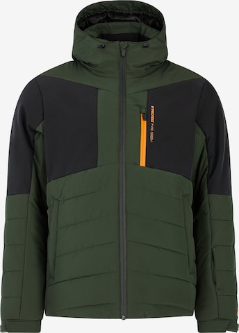 PROTEST Sportjacke 'PRTNaldo' in Grün: Vorderseite