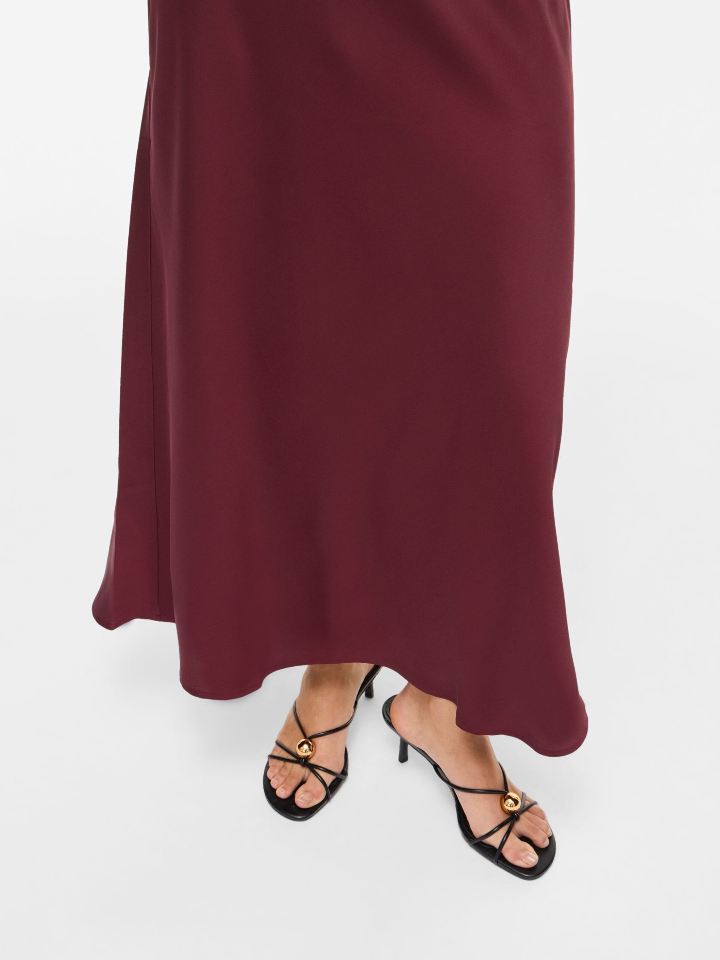 VILA Rok 'VIEllette' in Rood