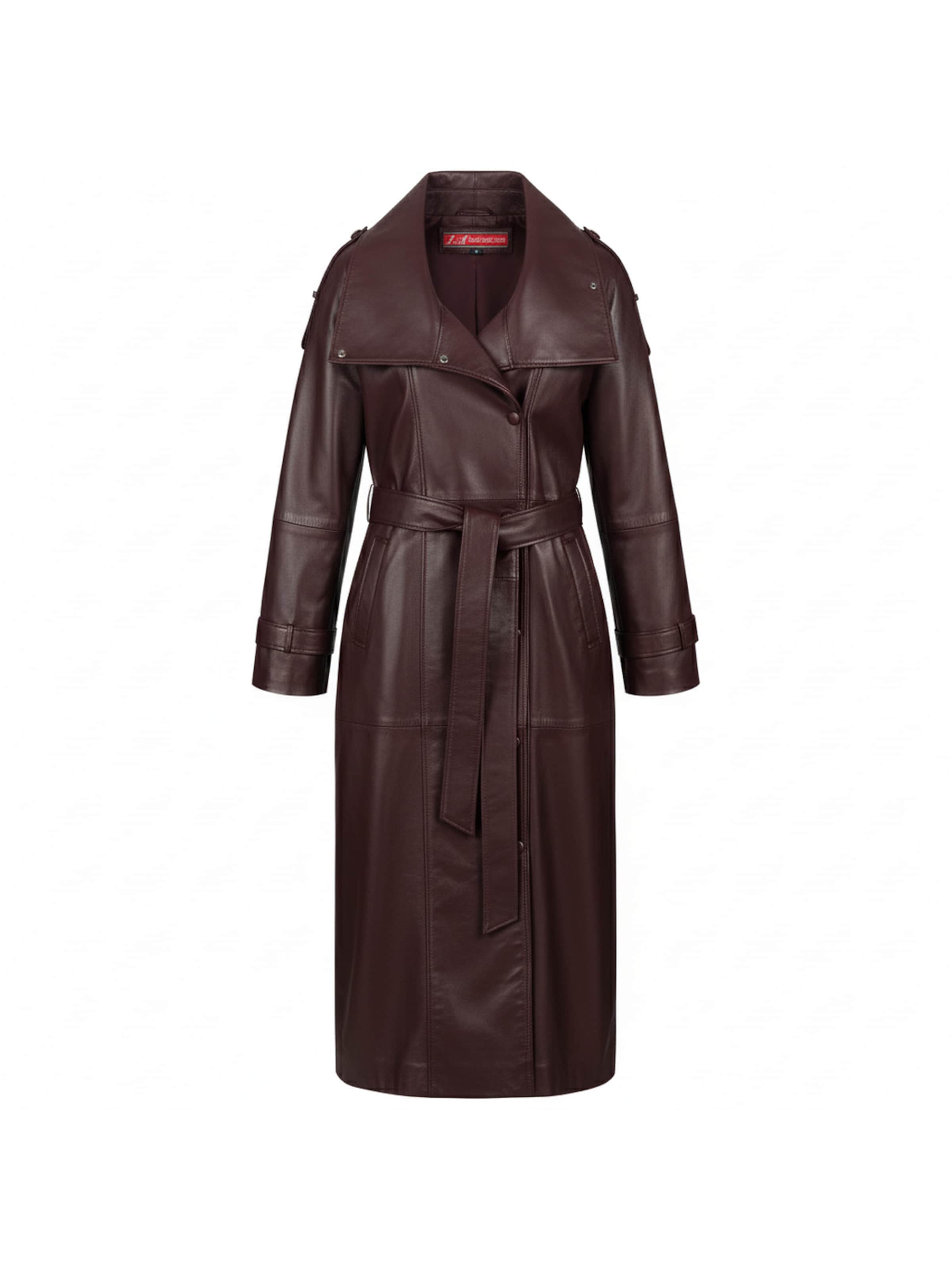 Mouflon Between-Seasons Coat in Red: front