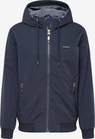 Ragwear Between-Season Jacket 'PERCY' in Blue: front