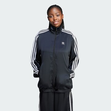 ADIDAS ORIGINALS Преходно яке в черно: отпред