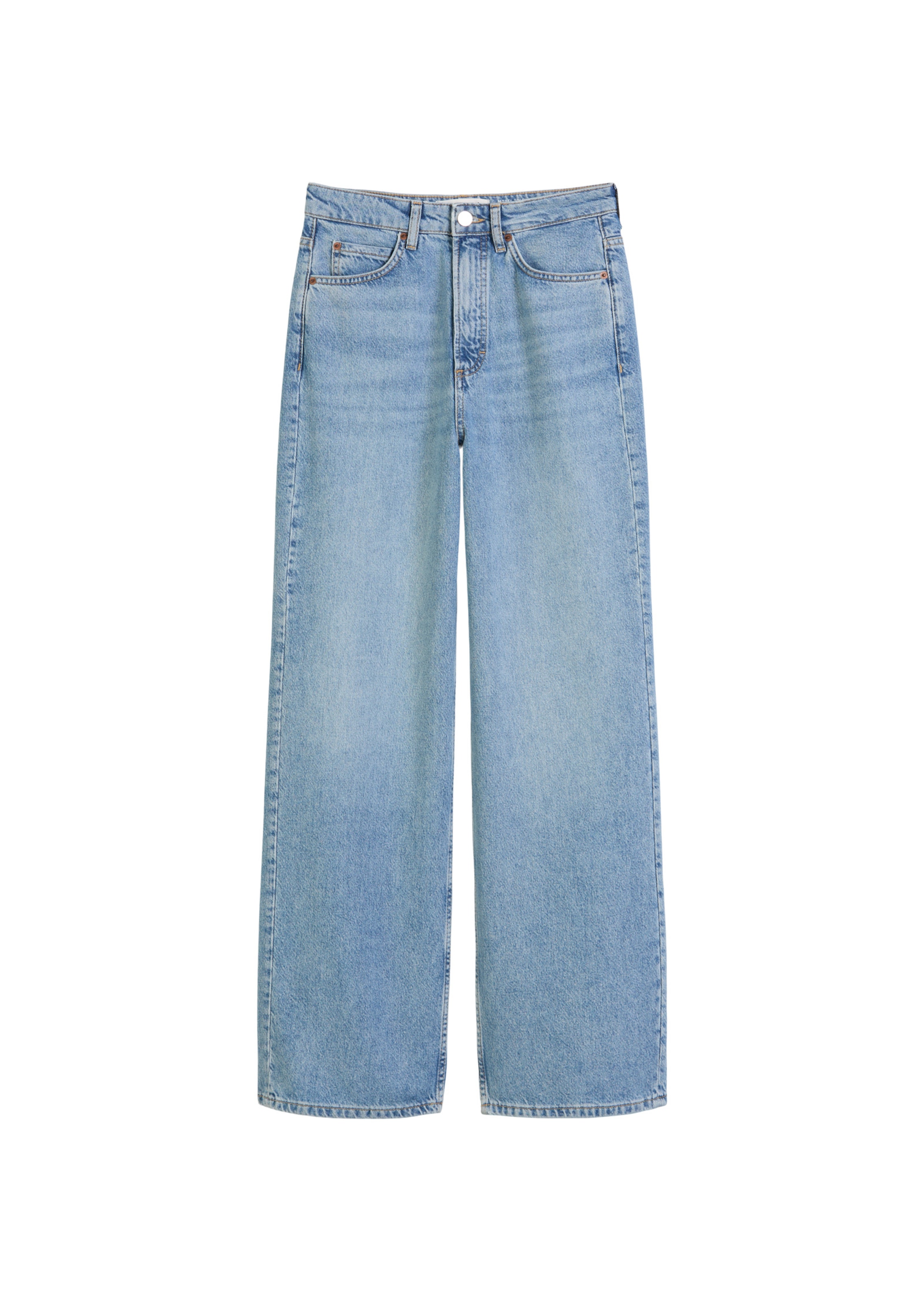 Marc O'Polo Wide leg Jeans 'Tolva' in Blauw: voorkant
