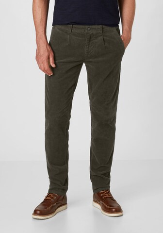 REDPOINT Slimfit Chinohose in Grün: predná strana