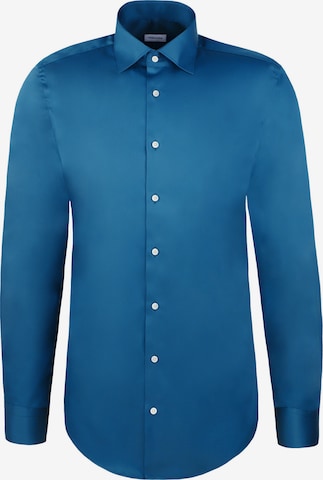 SEIDENSTICKER Overhemd 'SMART CLASSICS' in Blauw: voorkant