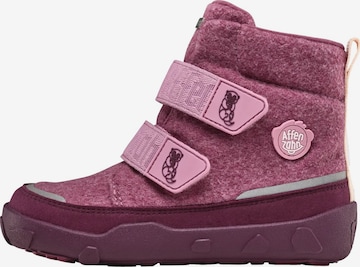 Affenzahn Stiefel 'Winterstiefel Wolle Comfy' in Pink: Vorderseite