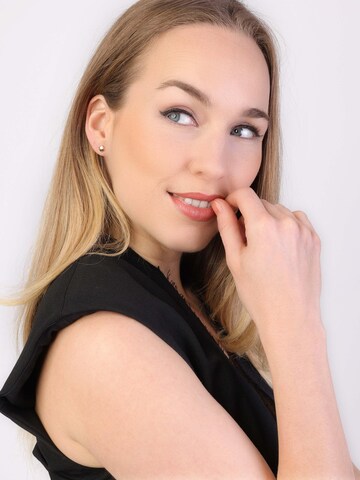 Lucardi Earrings in Gold: front