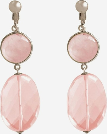 Boucles d'oreilles Gemshine en rose : devant