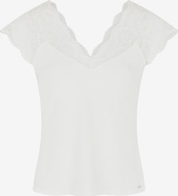 Morgan Shirt 'DELO' in White: front