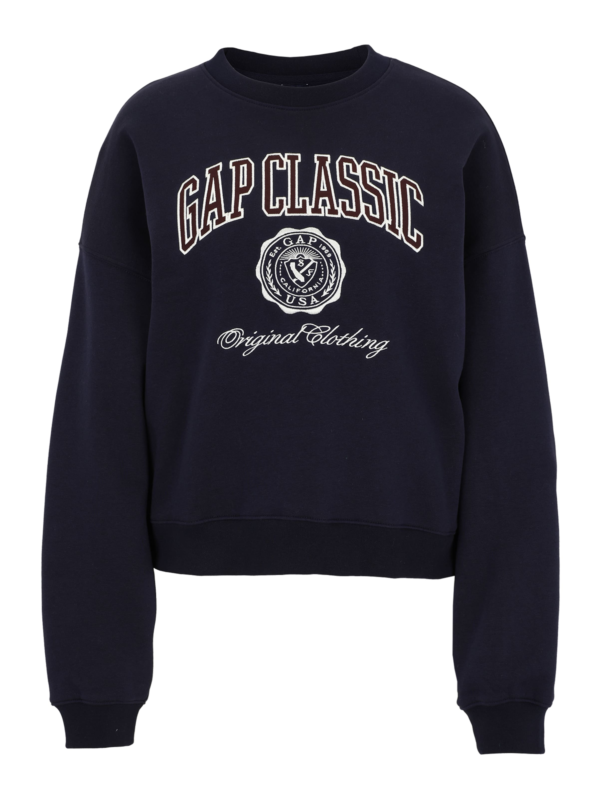 Gap Petite Свитшот в Синий: спереди