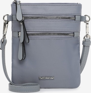 Emily & Noah Shoulder Bag 'Jill' in Blue: front