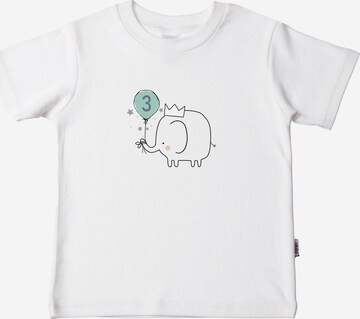 LILIPUT T-Shirt weiß "Elefant 3" aus Bio-Baumwolle in Weiß: predná strana