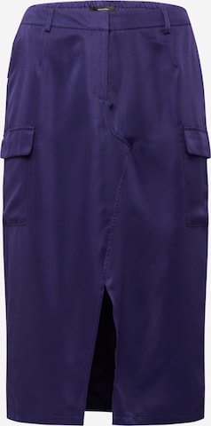 Vero Moda Curve Nederdel 'SIKKA' i blå: forside